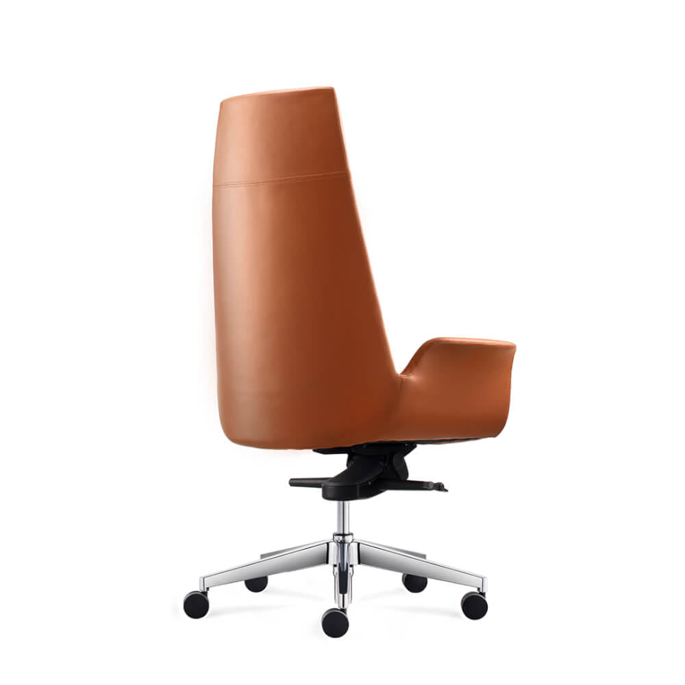 เก้าอี้ผู้บริหารหนังแท้ DF PROCHAIR รุ่น Rise Chair สีน้ำตาล